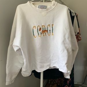 VINTAGE corgi gucci mock sweatshirt